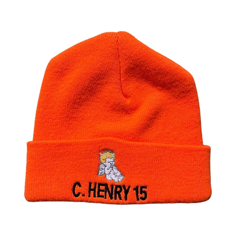 Rare HTF NFL Cincinnati Bengals Football Chris Henry CF 15 Angel Beanie Cap OS